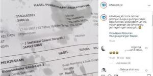 Video Viral: Kertas Hasil Tes Swab Positif Covid-19 Dijadikan Bungkus Gorengan di Depok