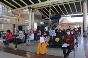 Hingga 8 September, 111.884 Orang Suntik Vaksin di bandara AP II 
