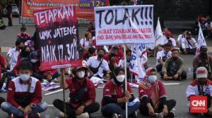 Protes UMP Jateng Terendah di Indonesia, Buruh Sebut Ganjar Tak Layak Capres