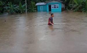 Hujan Deras, Natuna Terendam Banjir, Warga Terpaka Dievakuasi