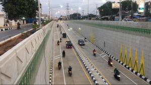  Hore...Underpass Bulak Kapal Bekasi Diuji Coba