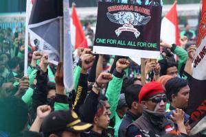 Pengemudi Ojek Online Demo di Kawasan Patung Kuda Jakpus, Ini Tuntutannya 