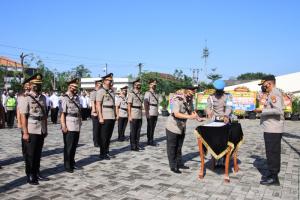 Kapolres Pimpin Sertijab 3 Kapolsek dan Pejabat Polrestro Bekasi Kota, Ini Daftarnya