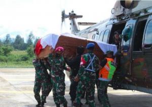 Prajurit Marinir Diserang Kelompok Kekerasan Bersenjata 2 Orang Gugur dan 8 Orang Luka-luka