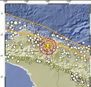 Gempa Bumi Magnitudo 5,2 Guncang Jayapura 