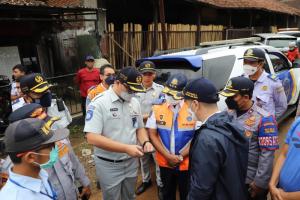 Jasa Raharja Jawa Barat Dampingi Dirjen Hubdat Tinjau TKP Laka Maut di Ciamis