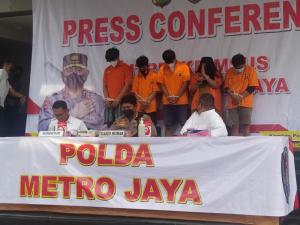 Polda Metro Jaya Tangkap Komplotan Pelaku Penipuan Melalui Media Elektronik dan Tindak Pidana Pencucian Uang