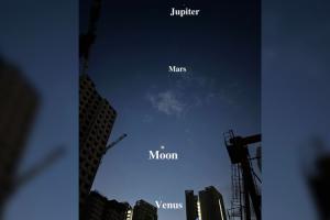 4 Planet Sejajar Berhasil Difoto Remaja Singapura, Ini Penampakannya