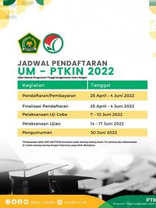 Cek Pengumuman Hasil Seleksi UM-PTKIN 2022 Keluar Hari Ini Kamis 30 Juni 2022