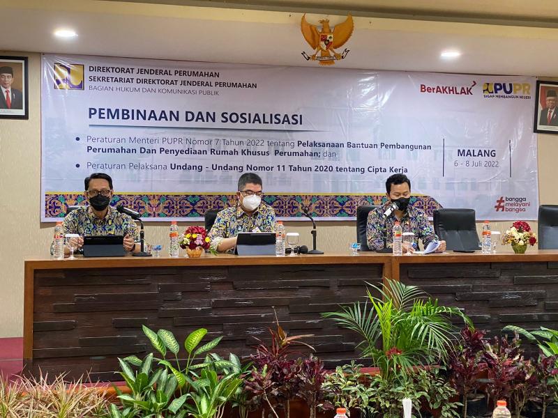 Kementerian PUPR Sosialisasikan Peraturan Baru Bidang Perumahan