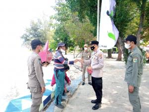 400 Masker Cuma-Cuma Hari Ini Dibagikan Jajaran Polres Kepulauan Seribu