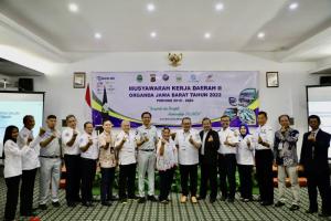 Jasa Raharja Jawa Barat Ikut Sukseskan Musyawarah Kerja Daerah II Organda Jabar Tahun 2022