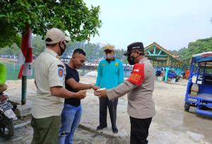 300 Masker Gratis Hari Ini, Polres Kep. Seribu Laksanakan Program Jakarta Bermasket