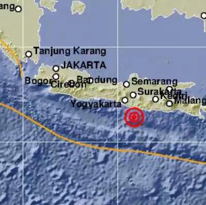 Gempa Magnitudo 5,6 Guncang Pacitan Jawa Timur