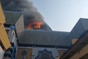 Masjid Jakarta Islamic Centre Kebakaran, Berawal Pekerja Merenovasi Kubah