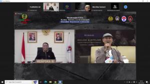 Sarasehan Ilmu Keolahragaan Unesa Bertajuk ‘Damailah Sepak Bola Indonesia` Resmi Dibuka Menpora Amali