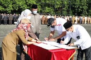 Plt Wali Kota Bekasi Tandatangani Peningkatan Pelayanan Publik dengan Kantor Kementerian Agama