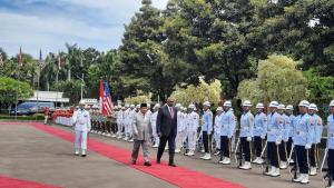 Prabowo Terima Kunjungan Menteri Pertahanan Amerika Serikat