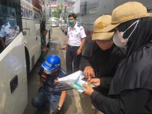 BPTJ Bersama Dishub Kota Bekasi Gelar Ramp Check di Terminal, 3 Bus Tak Laik Jalan