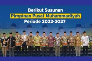 Resmi Ditetapkan, Ini Susunan PP Muhammadiyah Periode 2022-2027