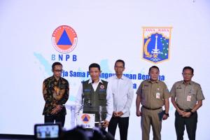 Antisipasi Potensi Bencana Wilayah Jakarta, Kepala BNPB dan PJ Gubernur DKI Koordinasi Mitigasi dan  Kesiapsiagaan