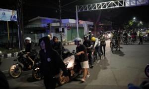 Satlantas Polres Kediri Razia 15 Kendaraan Balap Liar dan Knalpot Brong