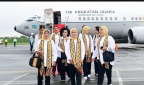 Ibu Iriana Tiba di Lampung Guna Lakukan Kunjungan Kerja