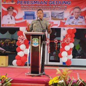 Dishub Kota Bekasi Resmi Punya Ruang ATCS dan Gedung Baru Pengujian Kendaraan Bermotor