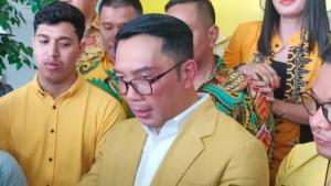 Ridwan Kamil Tegaskan Tak Maju Pilpres 2024: Saya Taat Aturan Partai Golkar Dukung Pak Airlangga, Fokus ke Pilkada Jabar