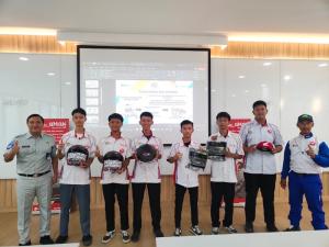 Jasa Raharja Jawa Barat Gandeng PT Daya Adicipta Motora Dalam Workshop Safety Riding SMK As-Salam Bandung
