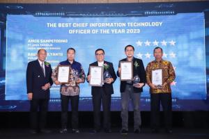 Sukses Kembangkan Inovasi Digital, Jasa Raharja Raih Tiga Penghargaan di Ajang Digitech Award 2023