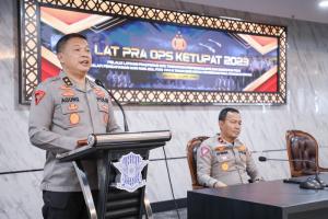 Mendekati Libur Lebaran, 200 Personel Kepolisian Ikuti Latpraops Ketupat 2023