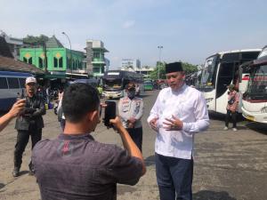 Plt Wali Kota Bekasi Monitoring Terminal Bus AKAP dan AKDP, Pemudik Sudah Mulai Surut