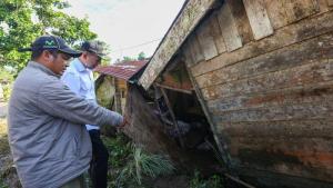  Wagub Sumut Tinjau Lokasi Banjir Bandang di Sembahe Sibolangit