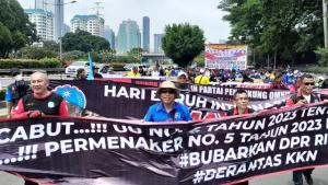  Langkah Polisi Antisipasi Penyusup di Tengah Demo Buruh Hari Ini Senin 1 Mei 2023