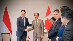 Bertemu PM Trudeau, Presiden Jokowi Minta Dukungan Realisasi Investasi Kanada di Proyek IKN