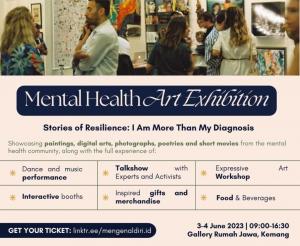 Mental Health Art Exhibition Dimulai Hari Ini, Banyak Kegiatan Seru dan Bisa Berdonasi Loh