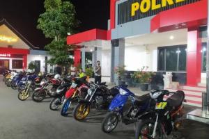 Satlantas Polres Ponorogo Amankan Puluhan Sepeda Motor Balap Liar