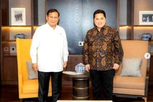 Pilpres 2024, Wacana Duet Prabowo-Erick Thohir Dinilai Layak Diperhitungkan