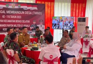 Penutupan TMMD ke-116, Staf Ahli Bidang Ekbang dan Kemasyarakatan Sebut Sumbangsih Pembangunan Membantu Masyarakat Kota Bekasi
