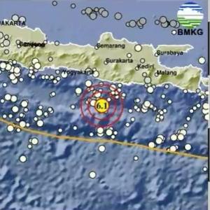 Gempa M 6,1 Guncang Pacitan, Terasa hingga Yogyakarta