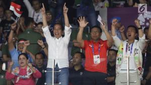  Presiden Jokowi Doakan Anthony Ginting Menang di Laga Final Indonesia Open 2023