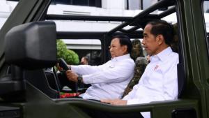 Menhan Prabowo Kembali Bertemu Presiden Jokowi: Tenang Saja, Situasi Baik dan Aman