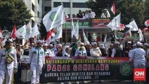 Demo FPI soal Al Zaytun di Kemenag Tutup Separuh Jalan, Lalin Macet