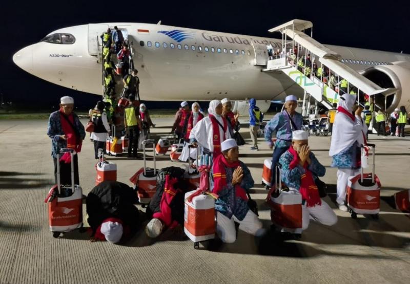 6 Bandara Angkasa Pura I Mulai Layani Lebih 100 Ribu Jemaah Haji Pulang ke Tanah Air