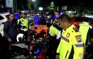 Polisi Sita 23 Sepeda Motor Knalpot Brong di Bogor