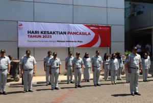 Peringati Hari Kesaktian Pancasila, Jasa Raharja Jawa Barat Gelar Upacara Bersama di Kantor Cabang