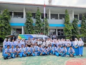 Jasa Raharja Bersama Tim Pembina Samsat Kabupaten Bandung I Rancaekek Kembali Gelar Sosialisasi Kesadaran Bayar Pajak Bagi Gen-Z di SMA Mekar Arum