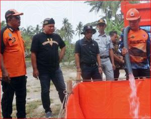 Tim Pembina Samsat Kabupaten Pangandaran Giat Bantuan Air Bersih