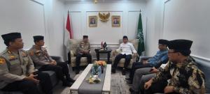 Kaops NCS Kunjungi Gus Yahya: Polri Berhasil Jaga Ketentraman Jelang Pemilu